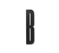Design Letters 30201000B Lettres et Chiffres en Bois, Noir, Taille Unique