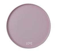 Design Letters Assiette Design Letters Ø22 cm Love-lavender
