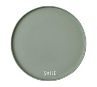 Design Letters Assiette Design Letters Ø22 cm Smile-green