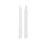 Design Letters Bougie LED Design Letters lot de 2 Off White