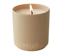 Design Letters Bougie parfumée Design Letters Ø8 cm Hello-beige