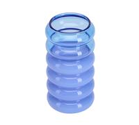 Design Letters Bubble 2-en-1 vase et bougeoir 13.5 cm Blue