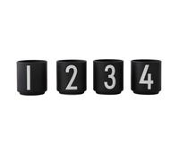 DESIGN LETTERS Ensemble de gobelets Espresso - noir