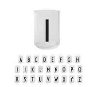 Design Letters Glass/Table Wear 10205000I Verre à boire en verre borosilicate avec lettres de A à Z