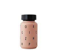 Design Letters Gourde Inox Isotherme Bouteille d'eau avec Paille |Bouteille d'eau Acier Inoxydable 330 ml | Récipient en Acier sans BPA| Double Paroi Gourde Sport Étanche Water Bottle Bureau, Cyclisme