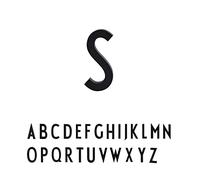 Design Letters Lettres décoratives | Lettres Maison & Chiffres Acier Inoxydable 5 & 10cm | Numéro de Porte Numéro de Maison | Panneau de Porte Noir