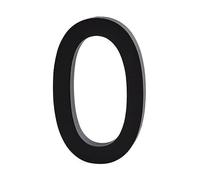 Design Letters Lettres décoratives | Lettres Maison & Chiffres Acier Inoxydable 5 & 10cm | Numéro de Porte Numéro de Maison | Panneau de Porte Noir