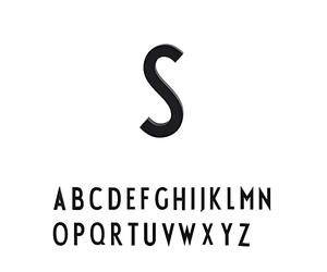 Design Letters Lettres décoratives | Lettres Maison & Chiffres Acier Inoxydable 5 & 10cm | Numéro de Porte Numéro de Maison | Panneau de Porte Noir