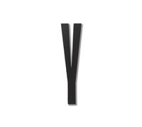 DESIGN LETTERS Lettres en bois - noir - Y