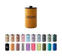 Design Letters Mug Isotherme 350 Ml | Idee Cadeau Noel Femme, Homme | Thermos Café Etanche en Acier Inoxydable | Thermos Isotherme avec Isolation à Double Paroi | Tasse Isotherma sans BPA/BPS