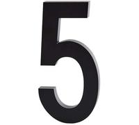 Design Letters Numéros de porte de 0 à 9 | Numéros de maison flottants en aluminium | Parfait pour la décoration murale de la maison, du bureau | Panneaux de maison modernes montés avec vis/robinet