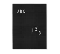 Design Letters Tableau pour lettres A4 Design Letters Noir
