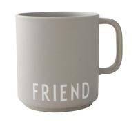 Design Letters Tasse Design Letters avec poignée 25 riend-grey