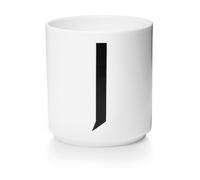 DESIGN LETTERS Tasse en porcelaine Personal - J - blanc