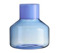 Design Letters Vase medium Ø13 cm Generous Milky blue-blue
