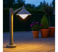 Lampe sur pied d'extérieur pied de jardin chemin ALU piliers spot gris clair WOFI 379401500500