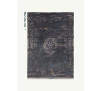 Design médaillon - Tapis médaillon Fading World - Noir minéral - 80 x 150 CM Noir minéral G