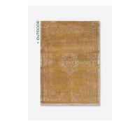 Louis de poortere Fading World Medallion Spring Moss - 140 x 200 cm - Jaune