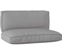 Design New Pallet Coussin Set 2 pcs Gris 120 x 80 x 12 cm Tissu Oxford - Housses de meubles de jardin Möbel2025 CHY3617273 2parcel