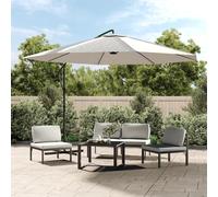 Design New Parapluie 3,5 m Blanc sable - Parasols Meubles2025 CHY5096913 1parcel