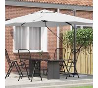 Design New Parapluie Roma Beige et Noir 352 x 251 x 260 cm - Parasols Meubles2025 CHY8040549 1parcel