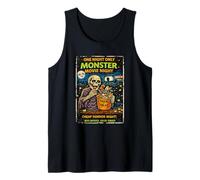 Design Rétro Horror Squelette Monstre Poster Vintage Débardeur