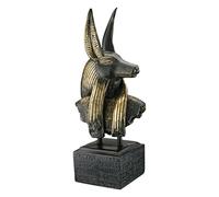 Design Toscano AH262223 Sculptures Dieux de l’Égypte ancienne design Anubis Noir 14 x 19 x 45,5 cm