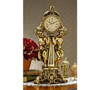 Design Toscano Horloge de cheminée Les deux chérubins d’Amboise