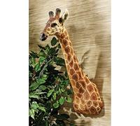 Design Toscano KY2069 Sculpture Murale Design Trophée Africain de Girafe Multicolore 42 x 19 x 59,5 cm