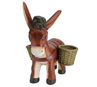 Design Toscano NG32766 Pancho de Burro jardinière Sculpture Multicolore 48,5 x 49,5 x 57 cm