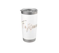 Design vintage élégant Fujisawa Japon Gobelet isotherme en acier inoxydable double paroi