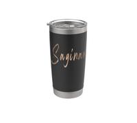 Design vintage élégant Saginaw Michigan Gobelet isotherme en acier inoxydable double paroi