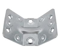Design61 Lot de 4 ferrures d'angle en acier 100 mm x 70 mm