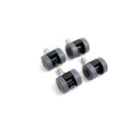 Design61 Roulette double pour meubles avec vis sans tête M10 x 15 mm