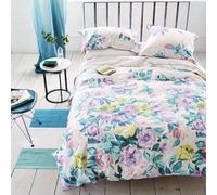 DESIGNERS GUILD Taie de traversin en Satin de coton - 43 x 190 cm - Violet Heather
