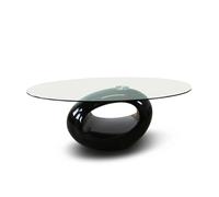 Designetsamaison Table Basse de Salon Noire - Symbiose