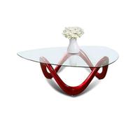 Designetsamaison Table Basse de Salon Rouge - Niagara