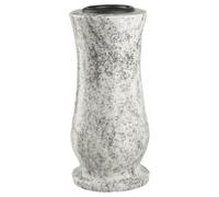 designgrab Viscont Vase funéraire en granit moyen 25 cm / Ø 12 cm
