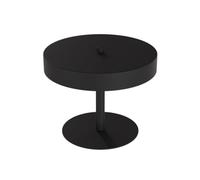 Designix Ampoule décorative noir mat, abat-jour plat et tige centrale | Culot G9, LED 8 W, métal et acier, luminaire d'appoint moderne et industriel pour salon, bureau et entrée