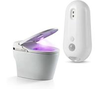 Désinfectant UV auto-nettoyant pour toilettes, lumière activée par le mouvement, rechargeable par USB, montage adhésif pour salle de bain, couloir, escaliers, cuvette de toilette