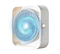Desktop Fan Light - Portable Silent Blower, Compact Wind Cooler | Turbine Quiet Room Fan for Outdoor Student Bedroom Home Office Kitchen Living Room Apartment