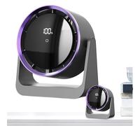 Desktop Fan, Silent Usb Rechargeable Fan, 7,01 x 3,54 po Bedroom Ventilateur Air Cooler, Wall Mounted Ventilateur, Guest Room Cooling, Night Light for Kids, Quiet, Compact Design