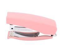 Desktop Stapler 20 Sheet Capacity 2 Binding Modes Ergonomic Metal Portable for Office School (Pink)