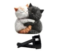 Désodorisant à clips d'aération - Diffuseur plat en acrylique 2D - Diffuseur de parfum décoratif chat pour voiture, camping-car, maison