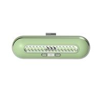 Désodorisant et assainisseur de réfrigérateur, rechargeable, vert/blanc/or, mini purificateur d'air électrique pour réfrigérateur, machine d'élimination des odeurs sans fil, neutraliseur d'odeurs,