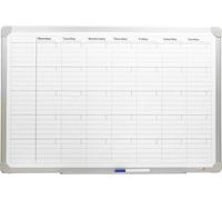 DESQ 4122 Agenda mensuel - magnétique - cadre aluminium - 60 x 90 cm