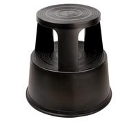 DESQ 60060.09 Tabouret à roulettes - hauteur 42 cm - max. 150 kg - noir
