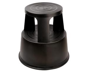 DESQ 60060.09 Tabouret à roulettes - hauteur 42 cm - max. 150 kg - noir