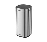 DESQ 6130.18 Poubelle tactile - 30L - avec seau intérieur - inox - Silent Close - argent