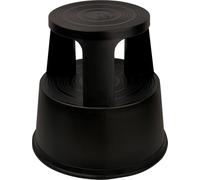 DESQ Marchepied - ABS, Avec roulettes, 2 Marches, Hauteur 42.6cm, Charge maximale 150kg, Noir